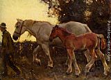 Sir Alfred James Munnings Famous Paintings - Wending Home